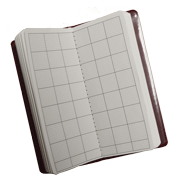graph paper tally book refill