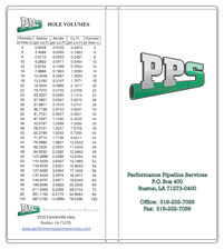 economy vinyl tally book with printed insert