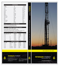 economy vinyl tally book with full color insert