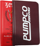 screen printed pipe tally books